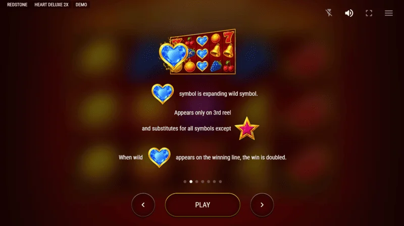 Heart Deluxe 2x – simbolių rinkinys: septynetas, varpelis, vaisiai